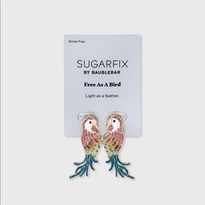 SugarFix By Baublebar Parrot “Free as a Bird” Earrings